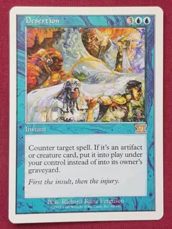 Magic The Gathering 6TH EDITION DESERTION blue card MTG SIXTH - Image 1
