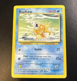 Magikarp 35/102 Base Set Pokemon Card - Image 1