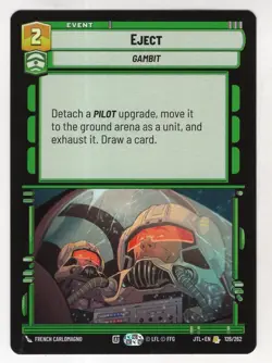 Star Wars Unlimited JTL Card #126 Eject - Image 1