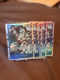 One Piece TCG OP13-042 Edward. Newgate SR X5 Playset Card Game CCG English - Image 1