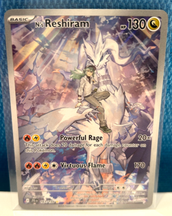 N's Reshiram 167/159 Sv09: Journey Together Illustration Rare Holo Pokemon Card - Image 1