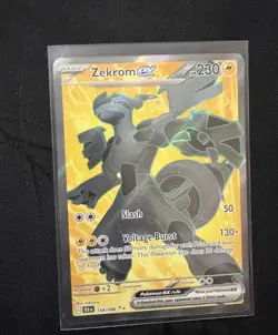 Zekrom 158/086 Full Art Black Bolt Pokemon TCG Cards - Image 1