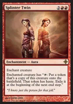 Splinter Twin - Medium Play MTG Rise of the Eldrazi - Image 1