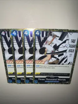 OP03-057 Three Thousand Worlds X4 Playset PRB01 Jolly Roger One Piece Card Game - Image 5