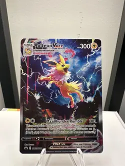 Pokemon: Jolteon Vmax SWSH184 Alt Art Black Star Promo Card - Image 1