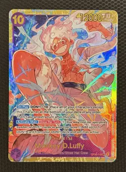 Monkey D Luffy OP05-119 SEC Awakening Of The New Era One Piece Card - Image 1