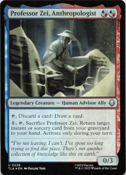 Professor Zei, Anthropologist - FOIL - U Avatar: The Last Airbender 238 - MTG - Image 1