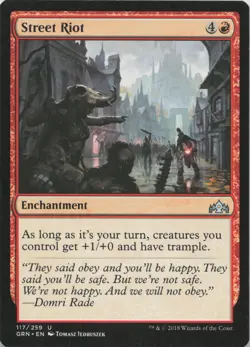 Street Riot U Guilds of Ravnica 117 LP-MP - Image 1