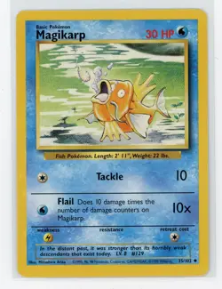 Pokemon TCG - Magikarp 35/102 - Base Set - Uncommon - Image 1