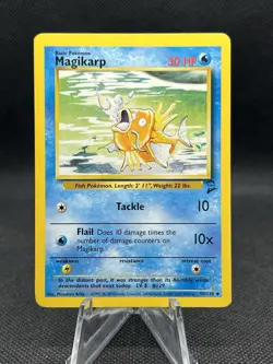 Pokemon TCG Base Set 2 Magikarp Non Holo Uncommon 50/130 VLP - Image 1