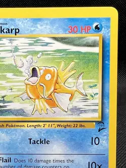 Pokemon TCG Base Set 2 Magikarp Non Holo Uncommon 50/130 VLP - Image 3