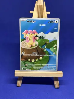 POKEMON - AUDINO - 151/086 - ILLUSTRATION RARE - S&V BLACK BOLT - BRAND NEW - Image 1