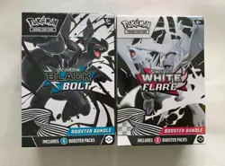 Black Bolt & White Flare Booster Bundle Pair Of Pokemon TCG Boxes NEW - SEALED - Image 1
