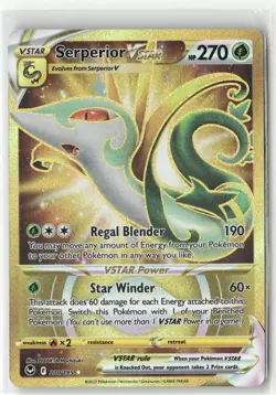 Pokemon Serperior VSTAR (Secret) (210) Secret Rare SWSH12: Silver Tempest 210/19 - Image 1