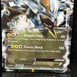 Black Kyurem EX 101/149 Boundaries Crossed Holo 2012 Pokemon - Image 2