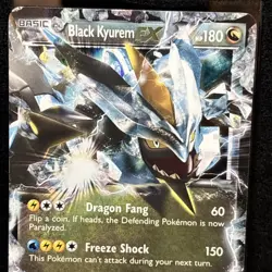 Black Kyurem EX 101/149 Boundaries Crossed Holo 2012 Pokemon - Image 3