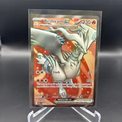Pokemon Reshiram EX 158/086 Special Illustration Rare White Flare TCG - Image 1