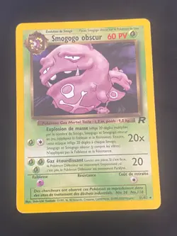 CARTE POKEMON SMOGOGO OBSCUR 31/82 FR RARE WIZARDS TEAM ROCKET - TBE - Image 1