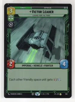 Star Wars Unlimited JTL Foil Card #583 Victor Leader - Image 1