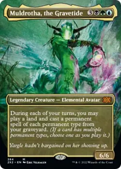 Muldrotha, the Gravetide (Borderless) -Foil Near Mint MTG Double Masters 2022 - Image 1