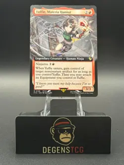 Yuffie, Materia Hunter 0158 Extended Art Commander Final Fantasy Regular MTG - Image 1