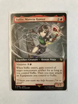 MTG Yuffie, Materia Hunter (Extended Art) - FINAL FANTASY (FIC) 0158 FFVII - Image 1