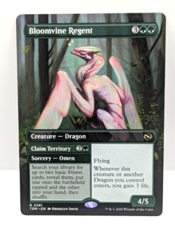 Tarkir: Dragonstorm - Bloomvine Regent - Rare - Borderless - Tdm 381 - - Image 1