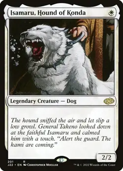 [MTG] Isamaru, Hound of Konda (201) (J22) NM - Image 1