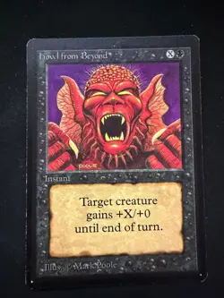 Magic The Gathering: Beta Howl from Beyond MTG Beta - Image 1