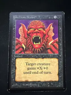 Magic The Gathering: Beta Howl from Beyond MTG Beta - Image 1