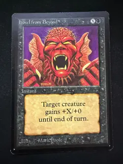 Magic The Gathering: Beta Howl from Beyond MTG Beta - Image 1