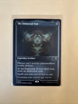 MTG The Immortal Sun CMM 0608 M NM FOIL Etched - Image 2