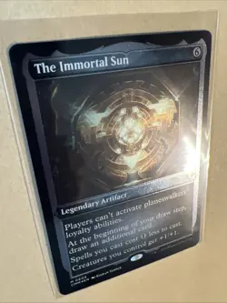 MTG The Immortal Sun CMM 0608 M NM FOIL Etched - Image 5