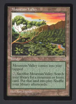 MTG Magic: The Gathering - Mirage - Mountain Valley - Near Mint Unplayed - Image 1