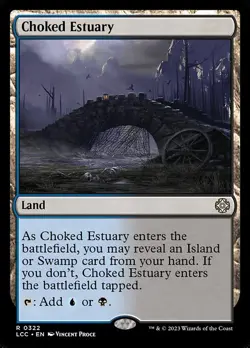 1x Choked Estuary NM Eng MTG - Commander : Lost Caverns of Ixalan - Image 1