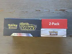 Pokemon Scarlet & Violet Surging Sparks ETB + Booster Bundle NEW Sealed 2 Pack! - Image 4