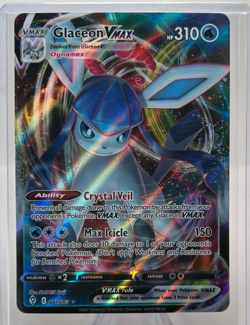 Glaceon VMAX - 041/203 - Pokemon Evolving Skies Sword Shield Ultra Rare Card NM - Image 1