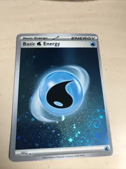 Basic Blue Water Energy Cosmic Holo Foil 003 Pokemon 151 English NM SVE - Image 1