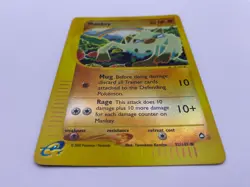 Pokemon Card - Reverse-Holo Mankey 92/147 Aquapolis *MP* e-Card Common - Image 2