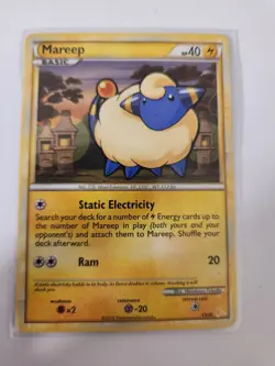 Pokemon Mareep 13/30 Raichu Trainer Kit Pokemon HGSS - Image 1