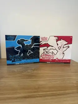 Pokemon Black Bolt and White Flare Pokemon Center Elite Trainer Box ETB Sealed - Image 1