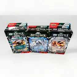 Lot of 3 - Pokemon TCG ex Battle Deck - Factory Sealed Box 60 Card Deck - Image 1