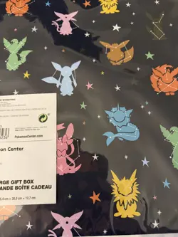 Pokemon Eevee Constellations Large Gift Box & Slowpoke Holiday Large Gift Bag - Image 2