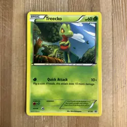 Treecko - XY36 - Black Star Holo Rare Promo XY TCG - Pokemon Card - LP - Image 1