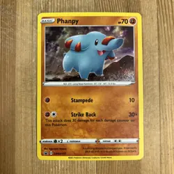 Pokemon TCG Phanpy SWSH Black Star Promos SWSH117 Promo LP - Image 1