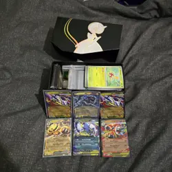 Pokemon TCG Bulk + EX Cards Includes Holos + Reverse Holos Mega Evolution + More - Image 1