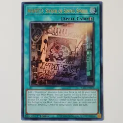 WANTED: Seeker of Sinful Spoils - RA03-EN074 - NM - Ultra Rare - 1st ed - Yugioh - Image 1