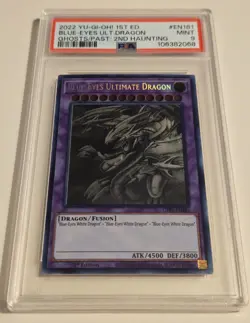 2022 YU-GI-OH! Blue Eyes Ultimate Dragon GFP2-EN181 GHOST RARE PSA 9 - Image 4