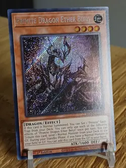 Yu-Gi-Oh! PRIMITE DRAGON ETHER BERYL 1st ED Secret Rare BLMM-EN130 NM ENG - Image 2