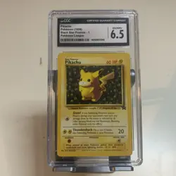 1999 Pokemon Pikachu League Promo #1 Card CGC 6.5 Ex/nm+ Fresh Grade - Image 1